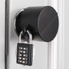 TEMEILI Door Knob Lock Cover ，Without Drilling Doorknob Lock，Outside Prevents