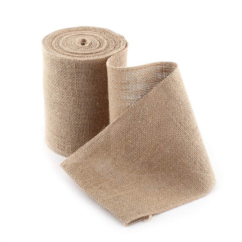 Hessian Hessian Fabric, Craft Material 10 m Woven Rustic Hessian