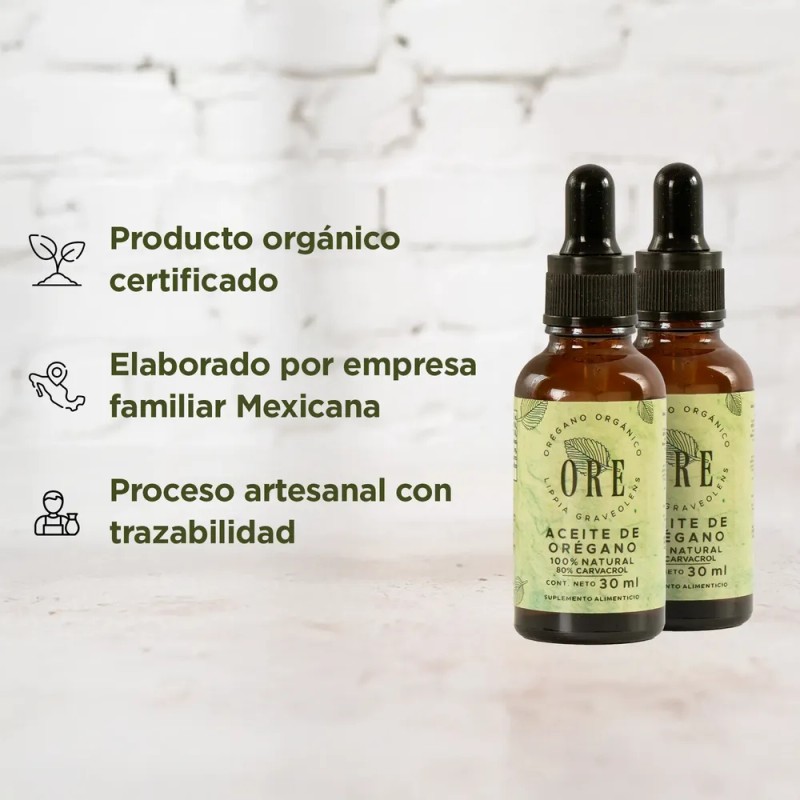 Aceite de oregano - 2 Pack Ore 30 Ml C/u