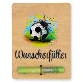 ZUKLA® Verpackung für Geldgeschenke 13 x 10 cm - Spardose Fussball - Fussball Geschenke Jungen - Geschenke für Fussballfans - Eine Originelle Idee, Geld zu Verschenken