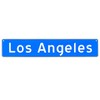 Los Angeles CA Metal Highway Street Sign US Made Bar
