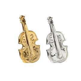 ARFUKA Table Decoration Home Decor Ornaments Ceramic Cello Sculpture for Living Room Office Desktop Bookshelf Statue Decor Gift for Wedding Housewarming Party Pack of 2