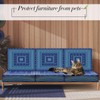 Newwiee 8 Pcs Patio Stretch Sofa Cushion Cover Knitting Vision