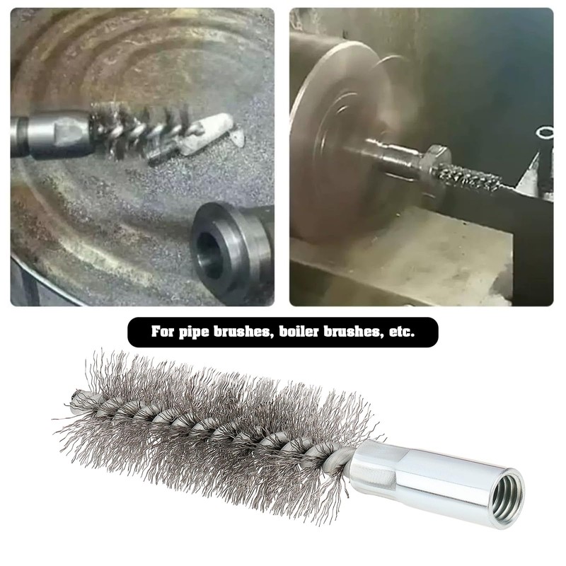 Create idea 20x30mm Rectangular Steel Wire Brush with M10 Internal