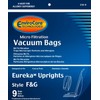 Envirocare Replacement Micro Filtration Vacuum Bags for Eureka F&G Sanitaire,