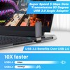 Adaptador USB 3.0 de 90 grados, paquete de 4, convertidor