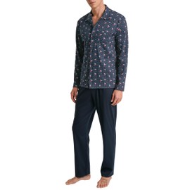 CALIDA Men's Family & Friends Pajama Set, dark sapphire,