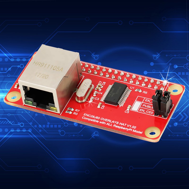 ENC28J60 Ethernet LAN Network Adapter Module for Raspberry Pi Zero