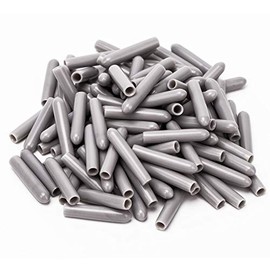 LUTER 100 pieces Dishwasher Rack Tine Prong Repair End Cover Caps Tip Caps Repair Tip Tine Kit Antirustï¼Gray