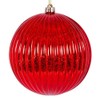 Vickerman 695999-6" Red Mercury Lined Ball Christmas Tree Ornament (4