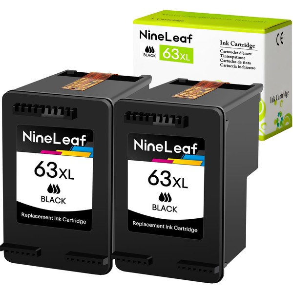 NineLeaf New Generation Remanufactured Ink Cartridges High Yield Compatible for