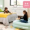 Intex Kids Travel Air Mattress Inflatable Bed with Raised Sides