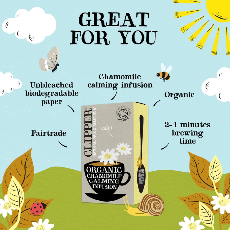 (12 PACK) - Clipper - Organic Chamomile | 20 Bag