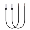 sovunis 2-Pack Replacement 3.5mm Female Jack to Bare Wire Open