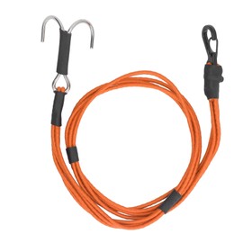 VGEBY RC Crawler Kinetic Winch Strap, High-Strength RC Crawler Tow Rope with Hook for 1/10 1/8 RC Car (Orange)