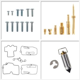 WFLNHB Carburetor Repair Carb Kit Replacement for Yamaha YFZ450 2004 2005 2006 2007 2008 2009