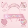 Set Fascia e Corona Compleanno per Ragazza 10 Anni, Accessori