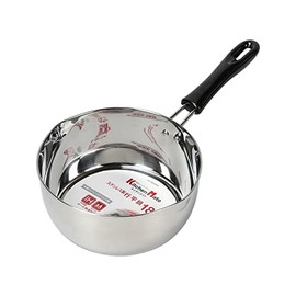 Pearl Metal HB-6349 Flat Pot, 7.1 inches (18 cm), Stainless Steel, Induction Compatible, Kitchen Mate