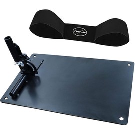 Golf Alignment Stick Holder Plane Swing Training Aid with Arm Band, 180/360 Degree Adjustable Metal Stick Base, Practice Plate Rods Aiming Accessories Trainer Equipment (180 Degree with Arm Band)