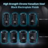 Anbull 1" Drive Jumbo Impact Socket Set, 9 Pieces Universal