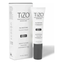 TiZO  PM Restore  Crema Facial Hidratante  Retinol y Ceramidas  Skin Care  Anti Arrugas, Anti Edad y Anti Manchas  Crema de Noche  Mejora Tono y...   