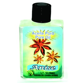 6 PIECES BRYBRADAN ANISE PURE OIL - ANIS ACEITE PURO 1/2 FL.OZ. (14.7 ML)