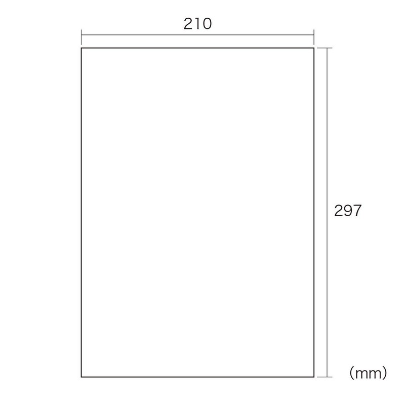 サンワサプライ 気泡が入らない耐水透明フィルムラベル 4枚 LB-EJF06