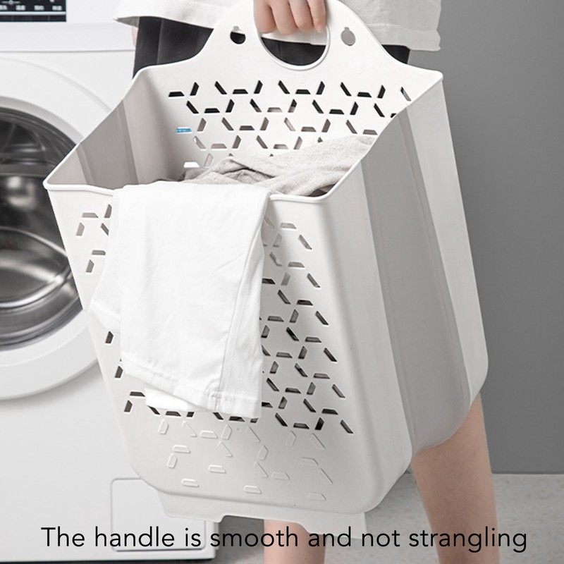 Collapsible Hanging Laundry Basket PP Wall Mounted Collapsible Laundry Hamper
