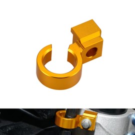 NICECNC Gold Brake Hose Clamp Brake Cable Clamp Compatible with Suzuki DR-Z400SM 2005 2006 2007-2021 2022 2023 2024 RMX450Z 2010 2011 See Fitment