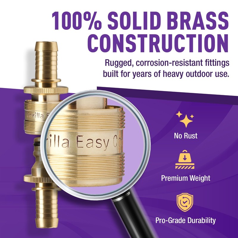 Gorilla Easy Connect Garden Hose Repair Kit With Integrated Quick