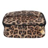 2pcs Leopard Print Makeup Bag Waterproof Multifunction Large Capacity Leopard