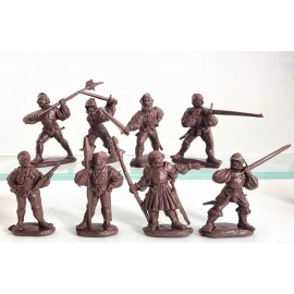 CHINTOYS CHT022 MEDIEVAL SWISS MERCENARY WARRIORS (COLORS VARY)