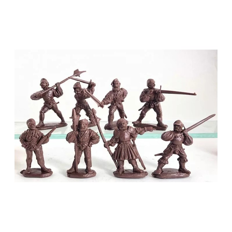 CHINTOYS CHT022 MEDIEVAL SWISS MERCENARY WARRIORS (COLORS VARY)