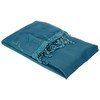 Alan Symonds Voile Curtain Swag with Crystal Beaded Trim Teal