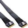 InLine® Slim SAS Cable, SFF-8654 8X to SFF-8654 8X, 48Gb/s,