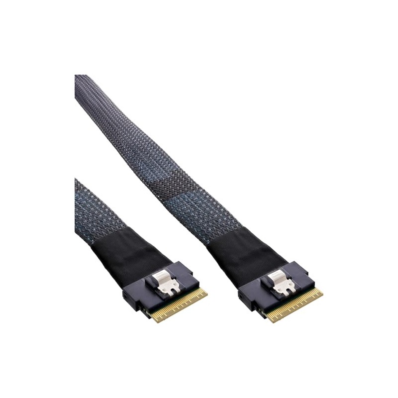 InLine® Slim SAS Cable, SFF-8654 8X to SFF-8654 8X, 48Gb/s,