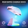 MAMBASNAKE Attack Shark X6 Wireless Gaming Mouse,RGB Magnetic Charging Dock,X3