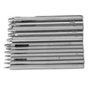 12pcs Leather Hole Punch Cutter 0.5‑5mm Hollow Punch Set for
