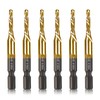 6-pc 8-32NC Combination Drill Tap Bit Set SAE, 8-32NC Thread