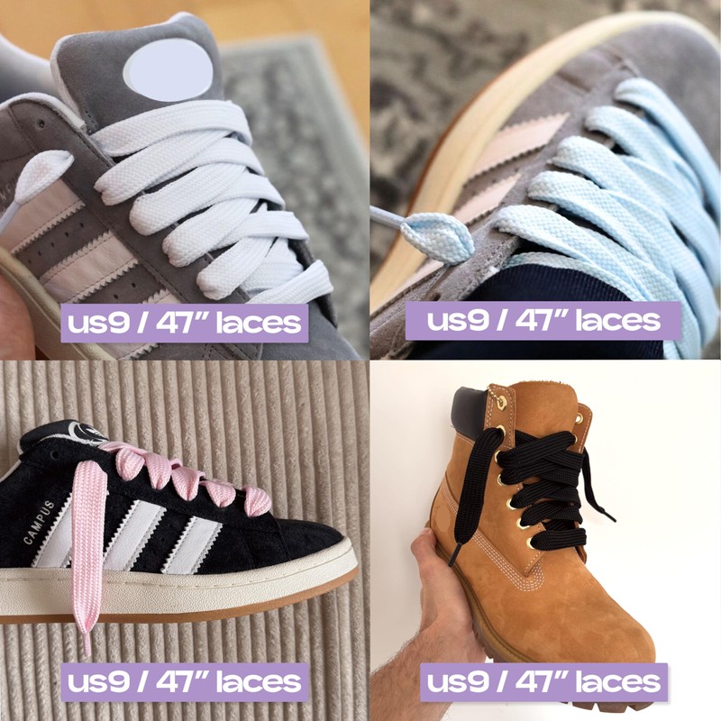 Slaace Thick Shoe Laces for Sneakers - 3/4" Wide Fat