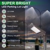 OSTEK LED Parking Lot Lights 150W Outdoor Commercial Area Lighting
