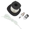 Blower Air Filter Fuel Filter Spark Plug Kit Set for