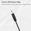 Bolvek 3ft 2.5mm TRS Stereo Male Plug Adapter Connector to