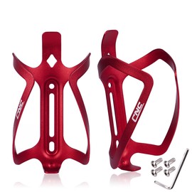 CNC Bicycle Bottle Holder, Bicycle Drink Holder, Water Bottle Holder for Road Bike/MTB/Mountain Bike, Red
