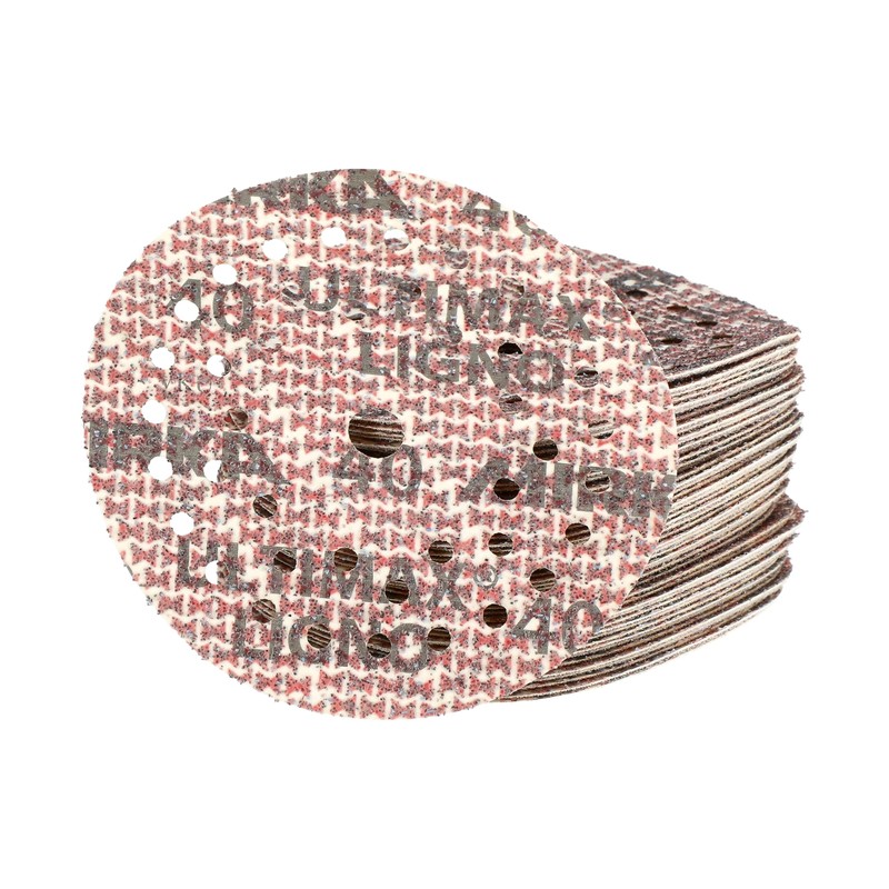 Mirka Ultimax Ligno Ø 125mm sanding discs Velcro Multifit/grit 40/50