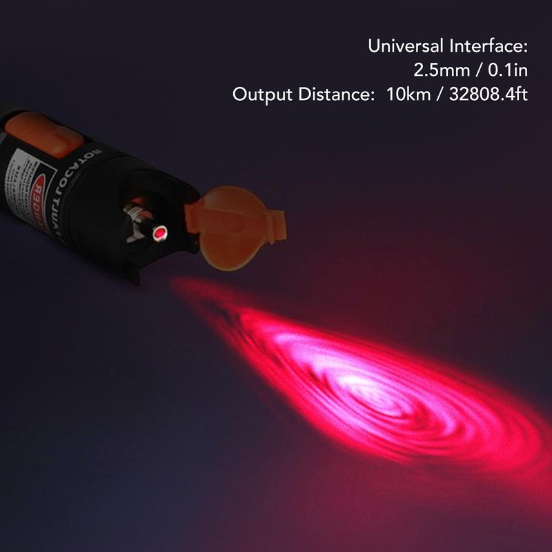 Visual Fault Locator VFL 10km 10mW Optical Fiber Red Light