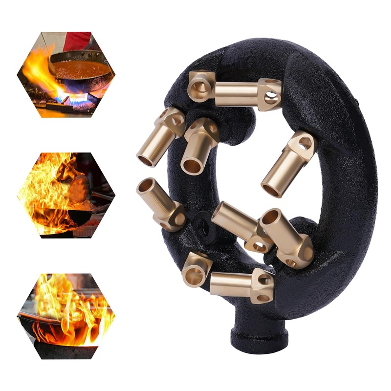 MUSESPANI 10 Tips Jet Burner Natural Gas Propane Jet Burner