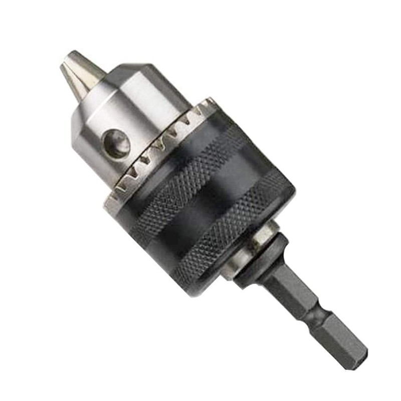 Eyech 0.6-6.5mm Capacity Drill Chuck 1/4 Inch Hex Shank Drill