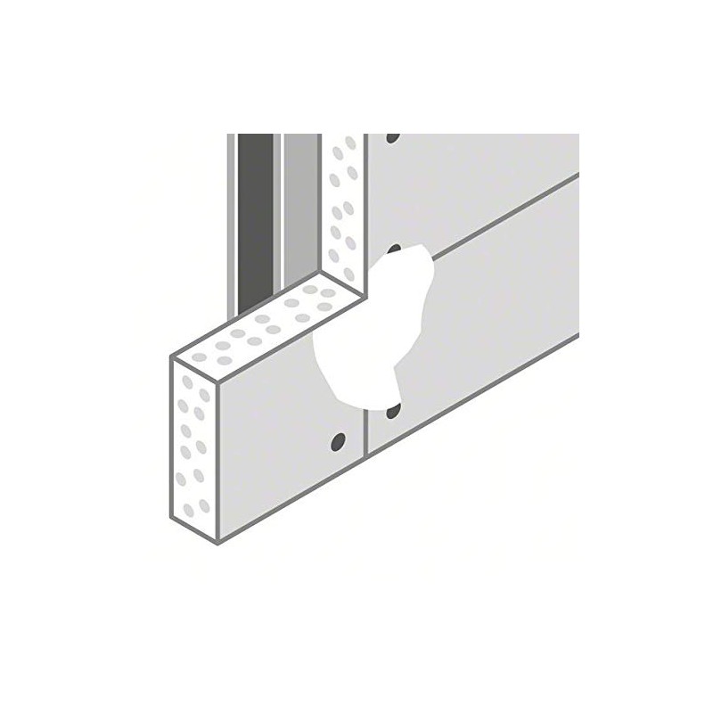 Bosch Professional Hole Saw with Countersink (Drywall Materials, Diameter 68