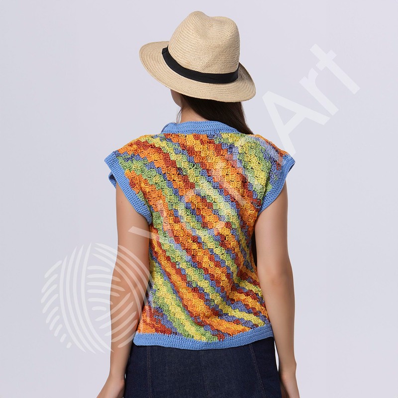 Hilo de algodón YarnArt Symphony Dream - 80% algodón, 20%